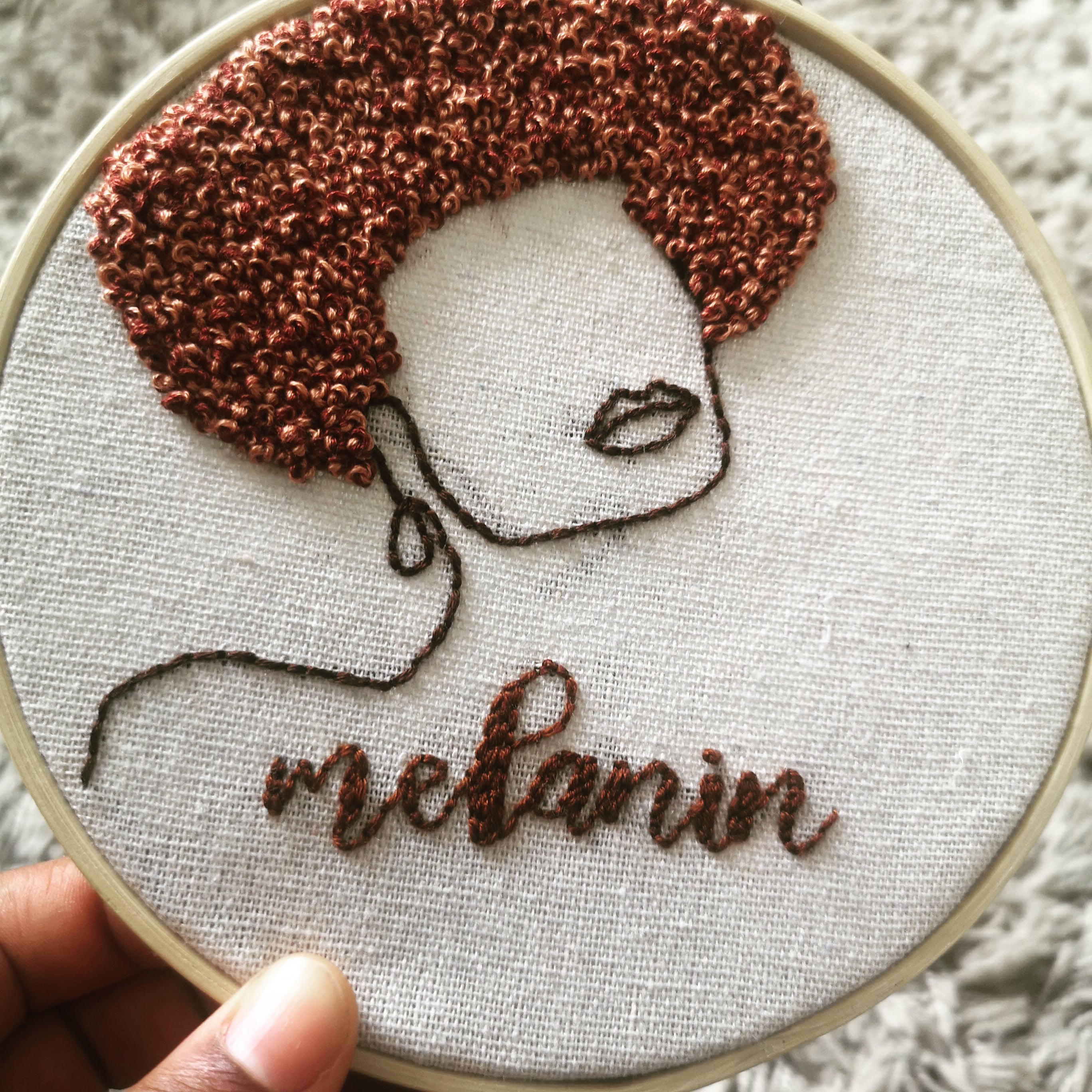 afro embroidery design